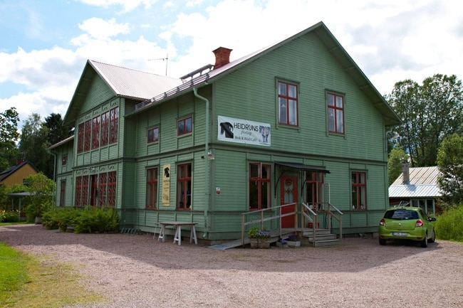 Heidruns Kafe north of Torsby have great food and is a very charming place to stop along the road.