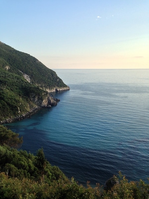 Ermones in Corfu island, West part of Greece in the road to the beach.