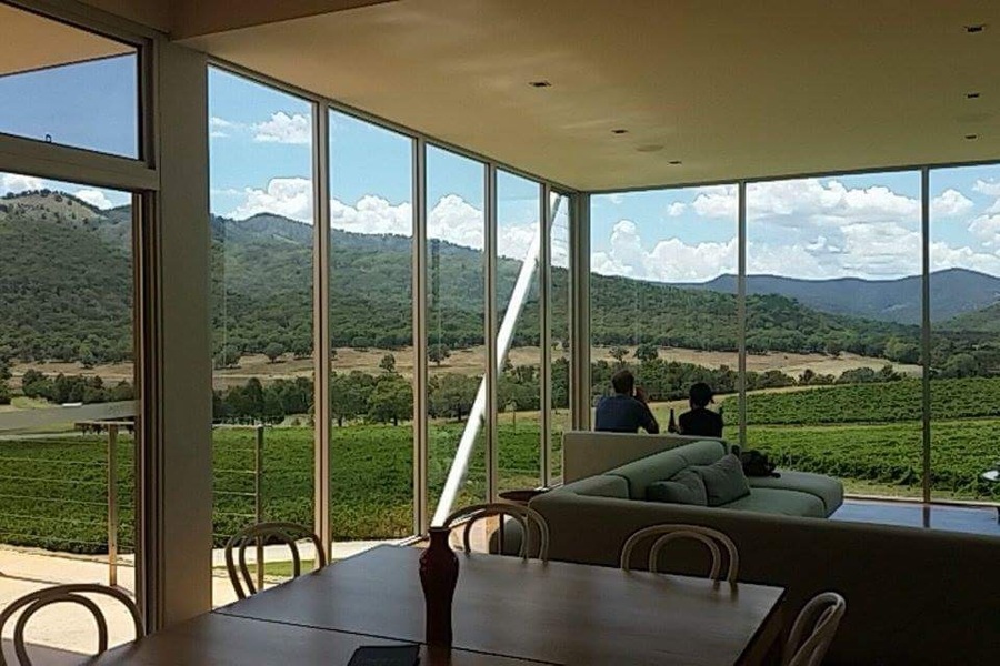This winery is based in Orange, an Australian country town about 3 hours west from Sydney. Just for the view alone is it well worth a visit!