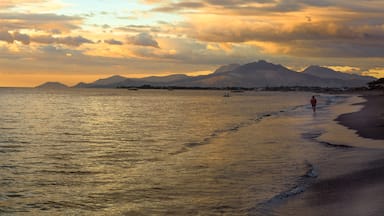 Beach strolls at sunset under beautiful Monet like skies. #asia #philippines #beach #sea #seascape #travel #sunset #dusk #clouds #sky