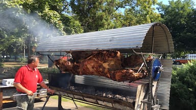 If you want to eat something special, this bbq might be something for you. Don't think it's served daily but call in advance I guess. #tasty 