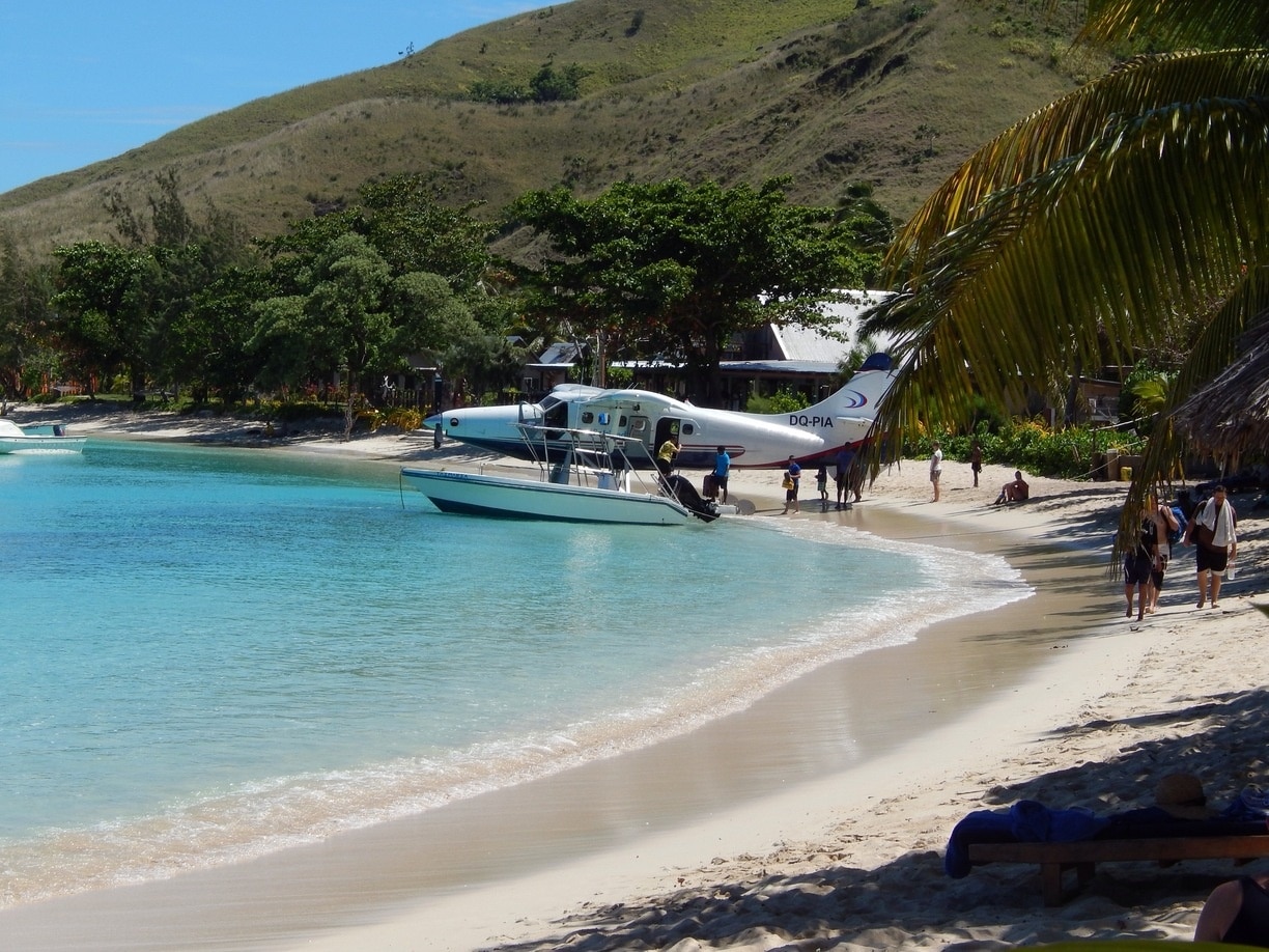 To get to Nacula Island, you have 2 transportation options. A 5 hour boat ride for $100USD, or a 30 min flight for $200/pp with a minimum of two people. I took the boat since I travel alone, but I do have to say, the flight looked pretty cool arriving/departing every few days. 