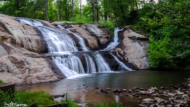 McGalliard Falls near a park in Valdese,NC