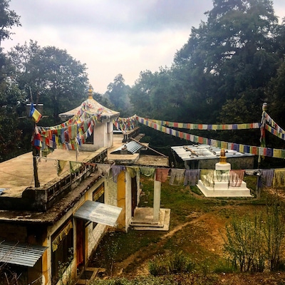 One of the more remote temples in the area