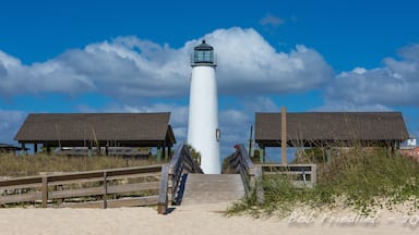 The lighthouse on Saint George Island Florida