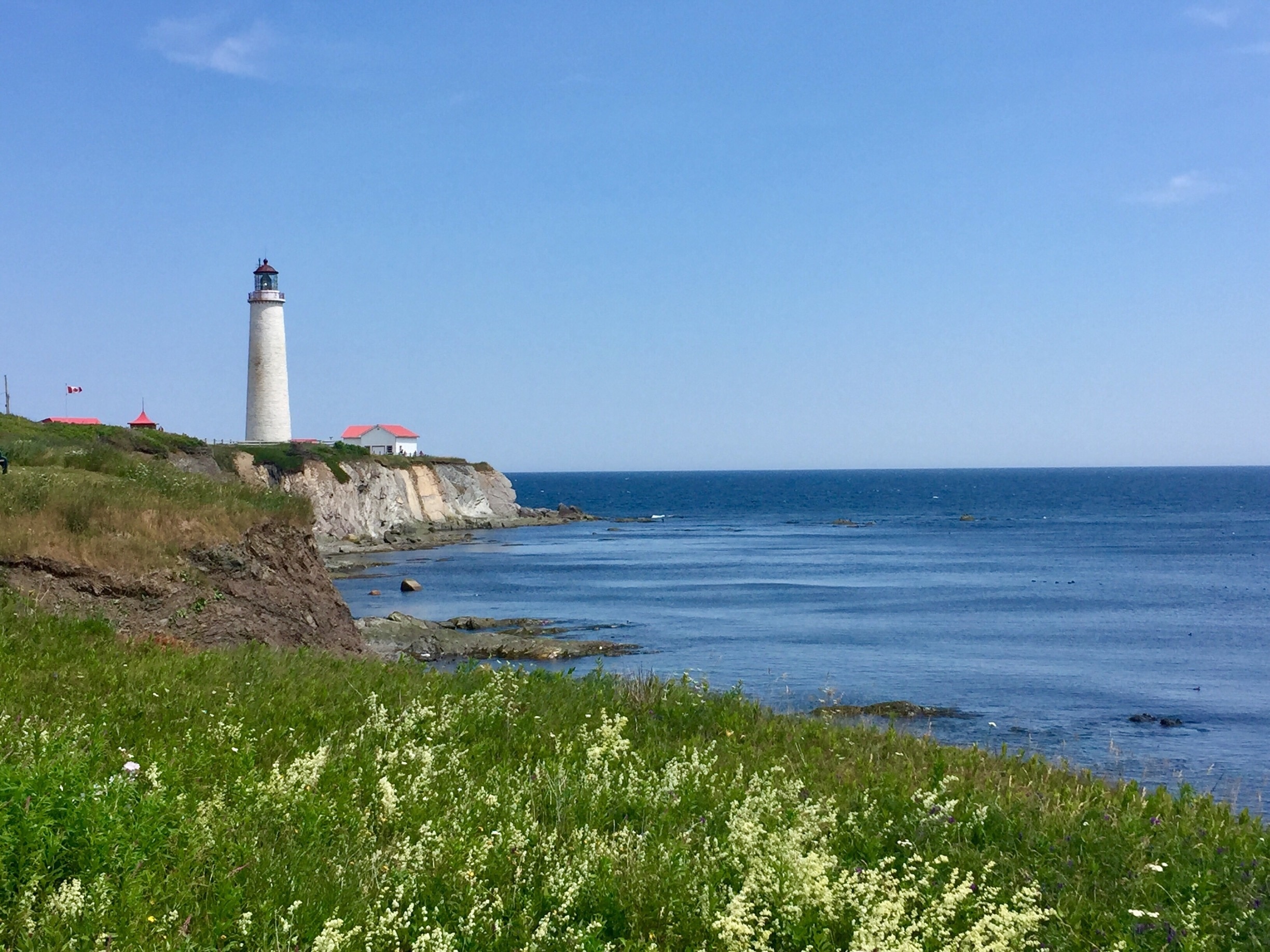 Located in Forillon National Park this Lighthouse is near the end of the St Lawrence River. 