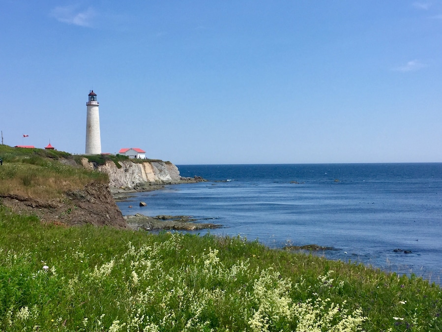Located in Forillon National Park this Lighthouse is near the end of the St Lawrence River.