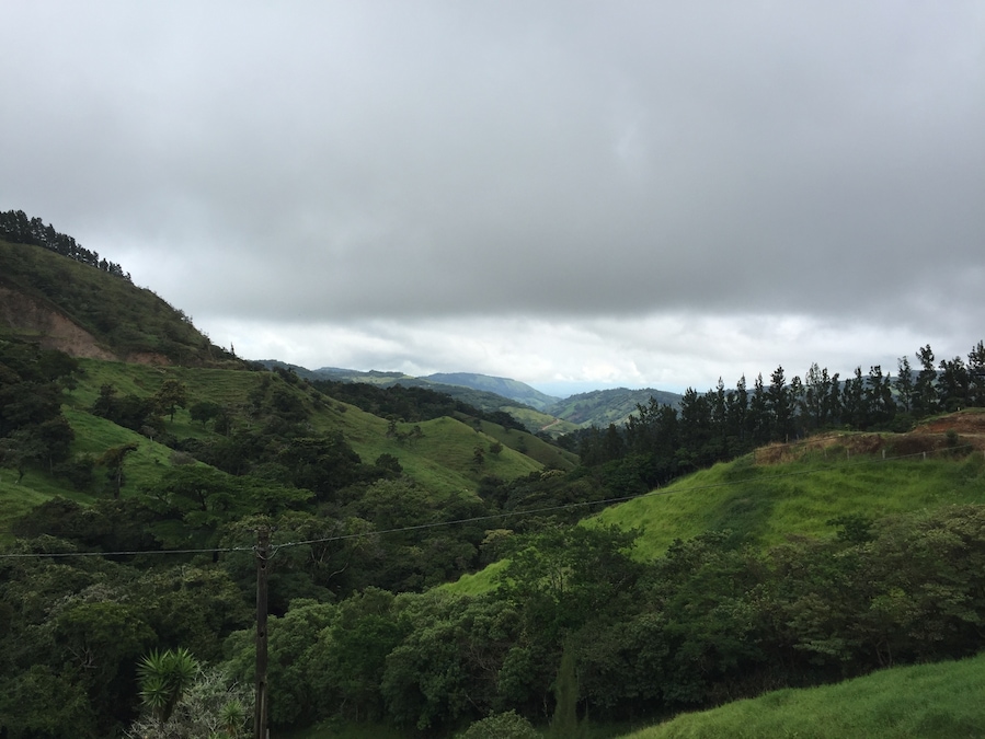 The first view of a long drive to the volcano.
#nature