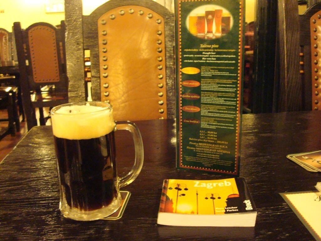 Good local beer and food in Zagreb