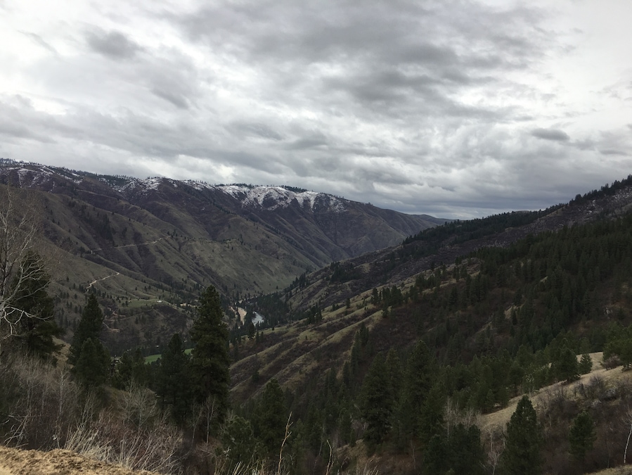 Overlooking the Payette River