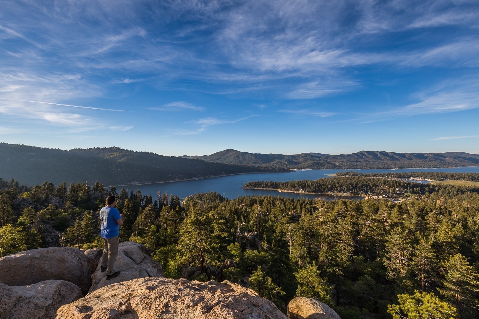 IMHO the most epic view for a modest hike in all of SoCal. 30 minutes of hard work and you get the most amazing panoramic view of Big Bear above all the surrounding tree tops. 

Tip - this is a really popular hike so to avoid the crowds go on a weekday or early morning before most people have gotten up. 

#AdventurePacked #TroverTips