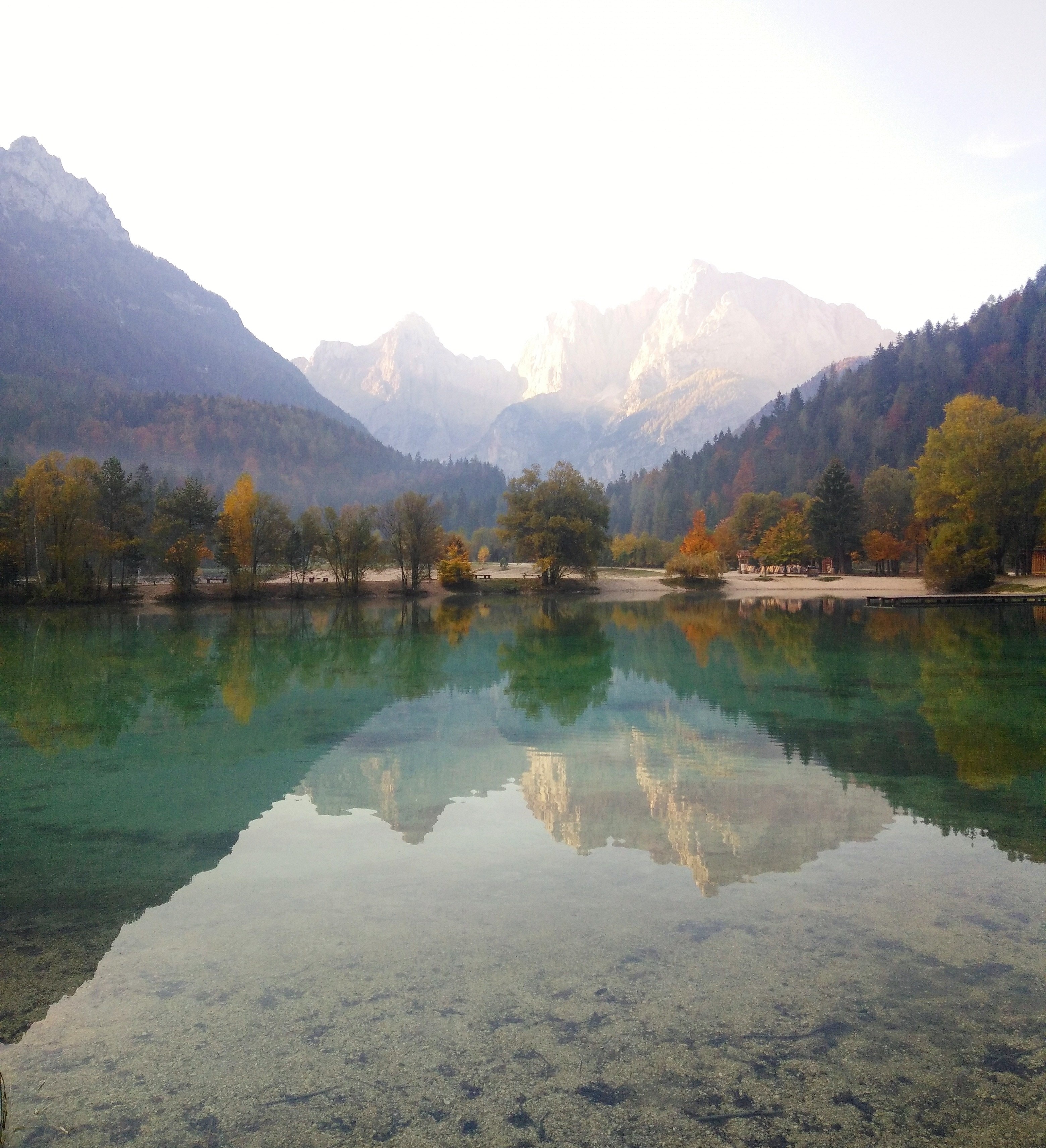 The reflection of Julian Alps on the surface of Lake Jasna 

#GreatOutdoors