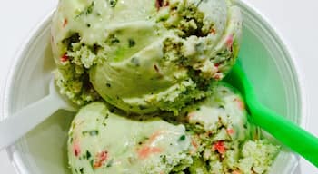 #FoodieFinds
Kwality Ice Creams from India have the most amazing flavours of ice creams - this one is a hot favourite Paan Ice Cream with bits of betel leaves, rose essence, and all sorts of goodness! Betel is great for digestion and the other mouth freshners burst tons of flavours in every spoonful! Their cassata is to die for!