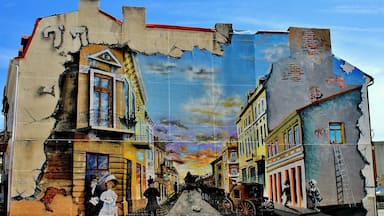 Impressive street art in Craiova.
Artist group with pseudo Oki crew.
#art
#UrbanJungle Photo contest