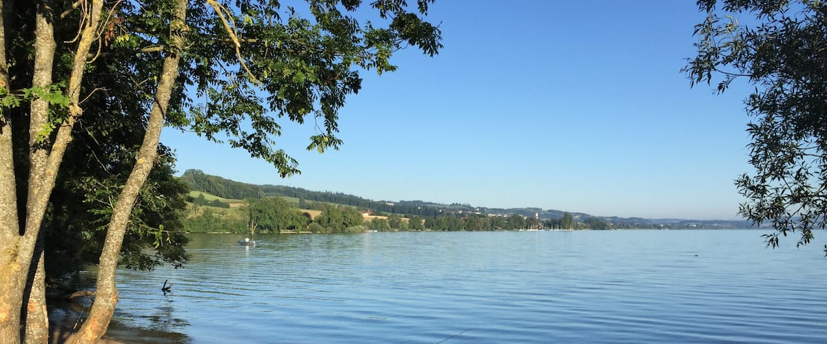 Early morning on lake Sempach