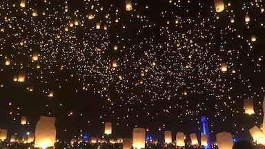 #patterns. The RISE Festival just north of Las Vegas is a spectacular event. You can write your dreams, thoughts, wishes, prayers, or whatever is in your heart and then send it to the skies!  The first launch made my heart skip a beat and brought tears to my eyes. Thousands of lanterns lifting off at one time with music in the background and family at my side was an unforgettable experience. 