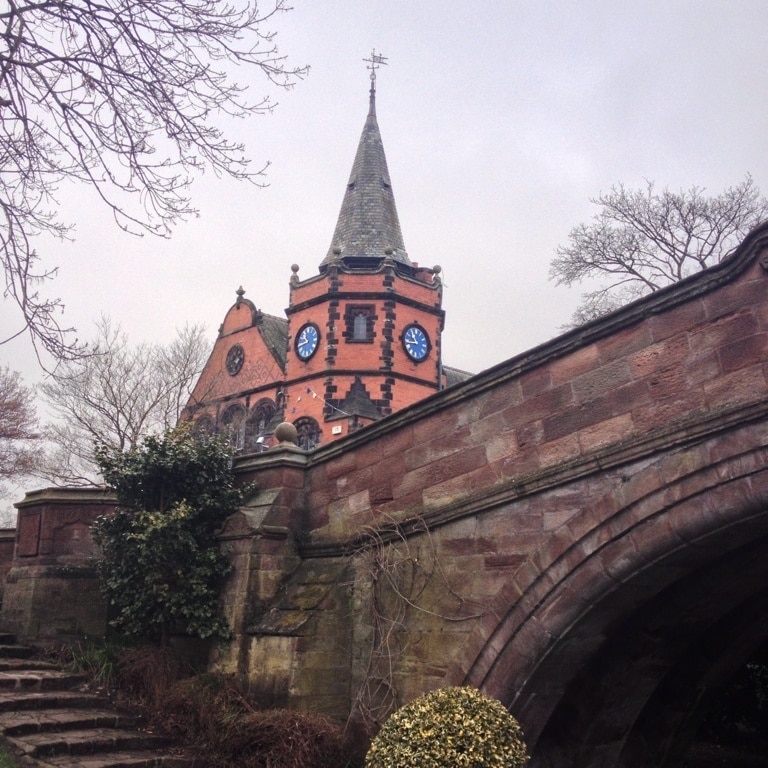 Port Sunlight Village. Built by William Hesketh Lever for workers at his soap factory. 