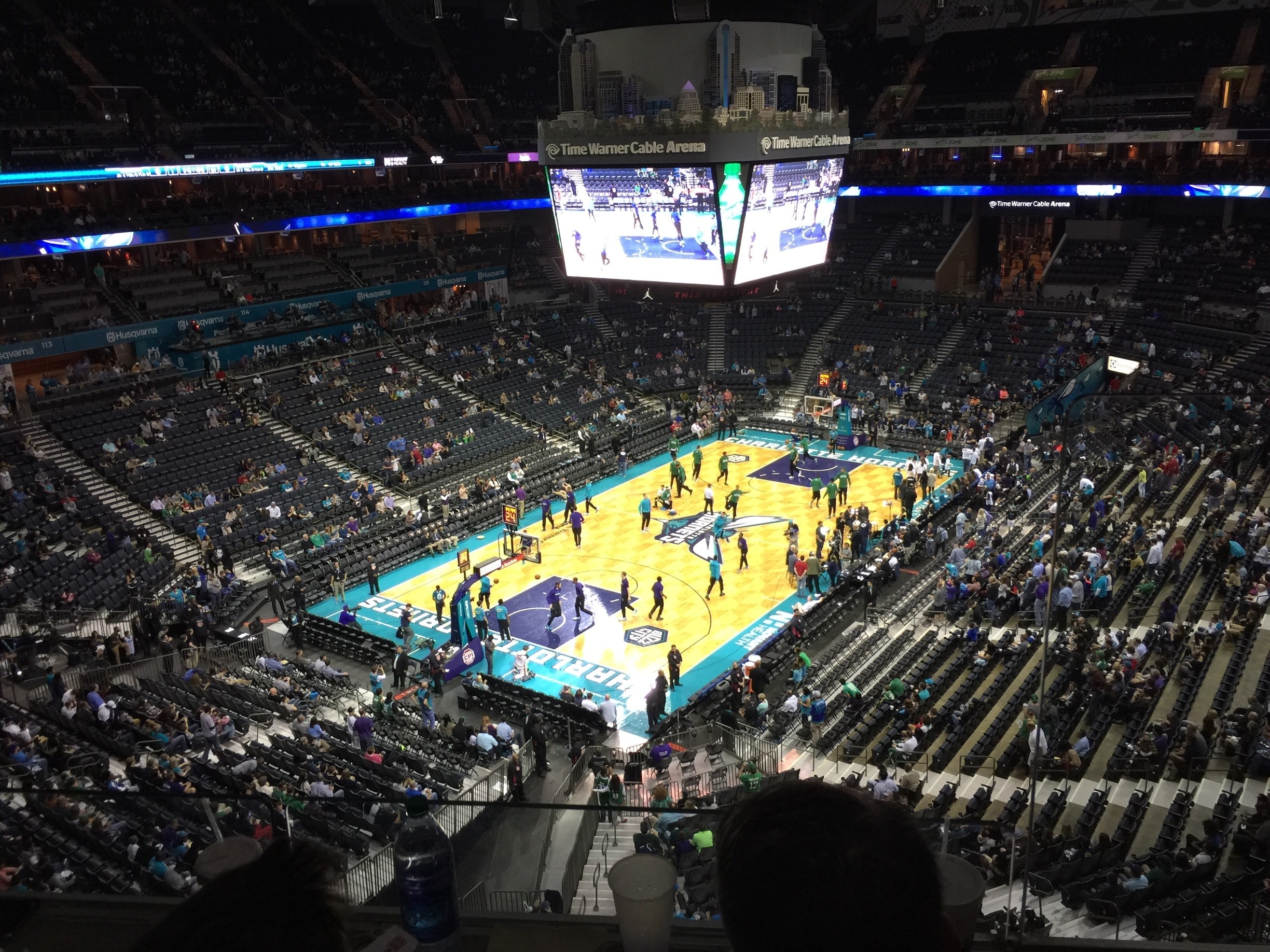 Home of the Charlotte Hornets.