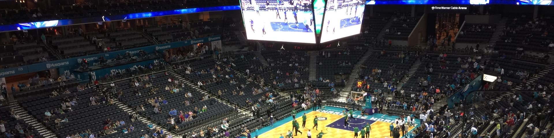 Home of the Charlotte Hornets.