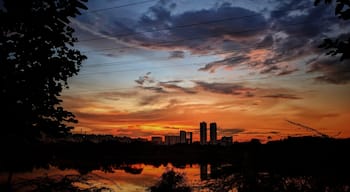 A beautiful evening in Hyderabad.