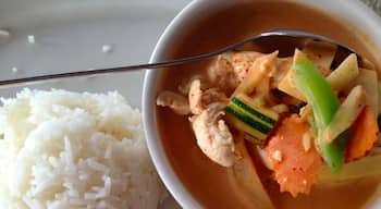 If you are looking for good Thai food in Key West, Thai Island is the place to go! Sitting on the porch overlooking the marina is a great place to enjoy a #delicious meal. The red curry chicken is one of my favorite dishes they serve as well as the variety of sushi on the menu! 