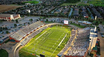 Broken Arrow High School vs Mansfield High Football. The Pride of Broken Arrow marching band