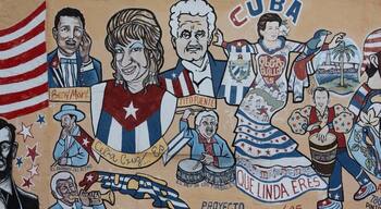 Little Havana in Miami is home to many Cuban immigrant residents as well as residents from Central and South America. Characterized by robust street life , excellent restaurants and cultural activities . We'll know for its landmark 'Calle 8'.