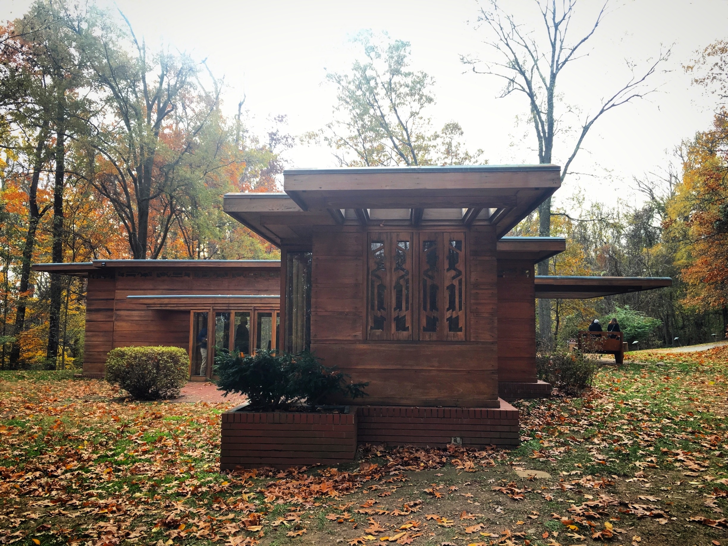 Toured the beautifully, simplistic Pope Leighey House by Frank Lloyd Wright. 