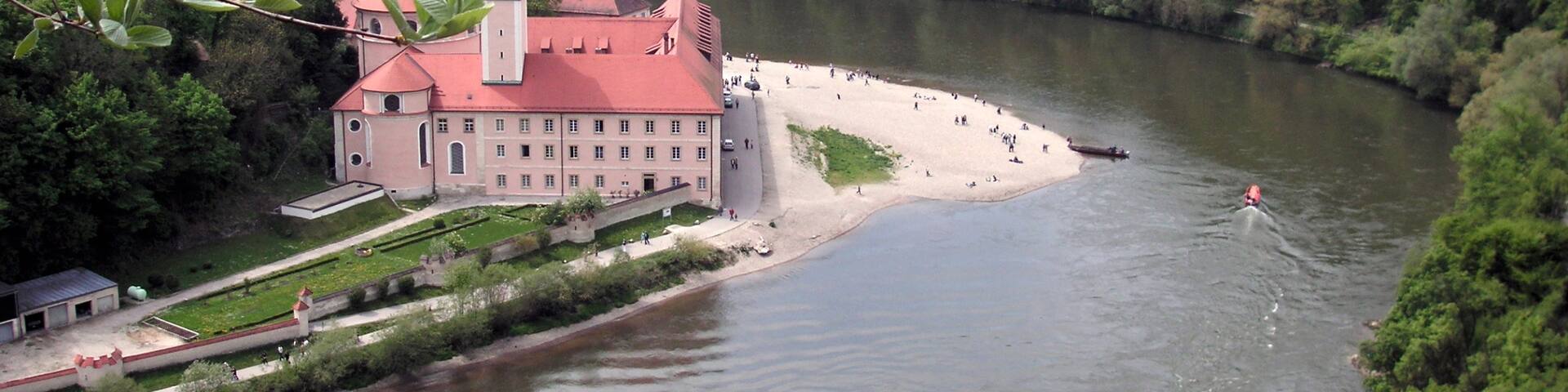 Weltenburg - one of the oldest monasteries in Germany. They brew a famous beer!