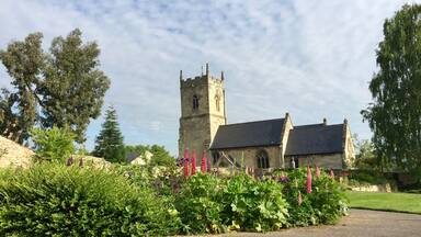Pre-dating the Doomsday book, from 1066, St Peters is the Village Church in Kirk Smeaton, North Yorkshire.  #instone