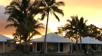 Sunset at the Illawong  resort Mackay North Queensland.