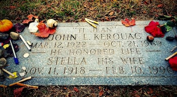 Modest gravestone of Jack Kerouac ❤️