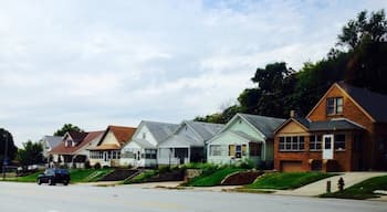 Strolling through Omaha and felt it was necessary to capture a photo of every day row homes. I find it quite beautiful......life in Nebraska. Seems intriguing. 