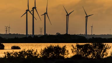 The out stretched hand like part in the map of Sri Lanka is called to be Kalpitiya. If you have enough time in Sri Lanka, it is worth to have a journey to this part of the Island. The scenery of wind turbines during the evening is simply amazing. 