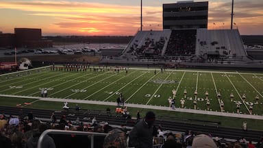 It’s a tradition in Texas, USA we like to call Friday Night Lights.  High school football is huge in this state.  #football