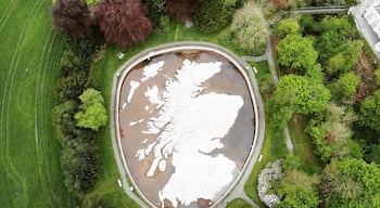 The Great Polish Map of Scotland was constructed by Polish veteran of WWII who had spent time in Scotland during the war. The map was constructed in the 1970s and is made of concrete.