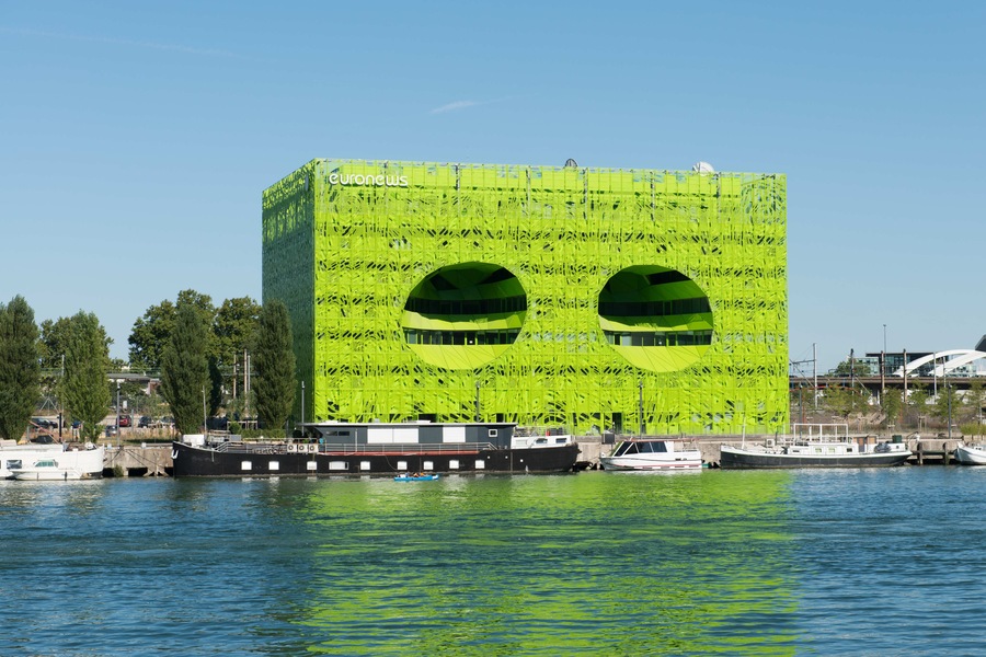 Siège d'Euronews dans le quartier de La Confluence, Lyon