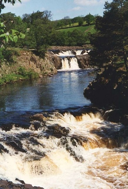 Low Force. Looking towards Low Force from Wynch Bridge.