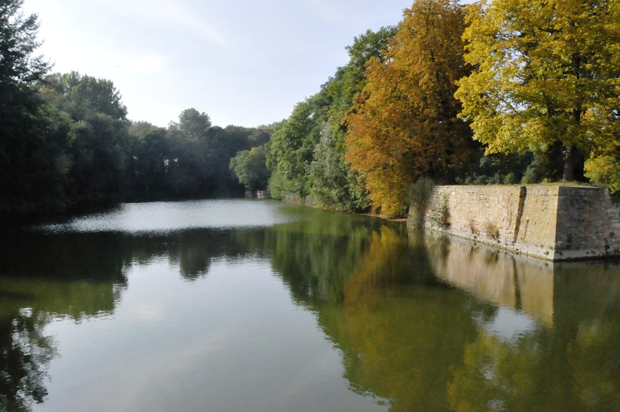 Günthersleben, Wasserschloss, südlicher Graben