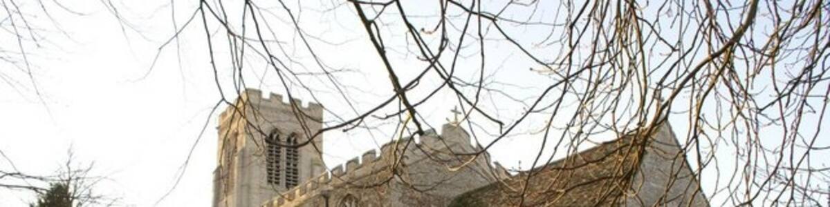 Photo "All Saints' parish church, Hamerton, Cambridgeshire (formerly Huntingdonshire), seen from the east on a February afternoon" by Chris Stafford (Creative Commons Attribution-Share Alike 2.0) / Cropped from original