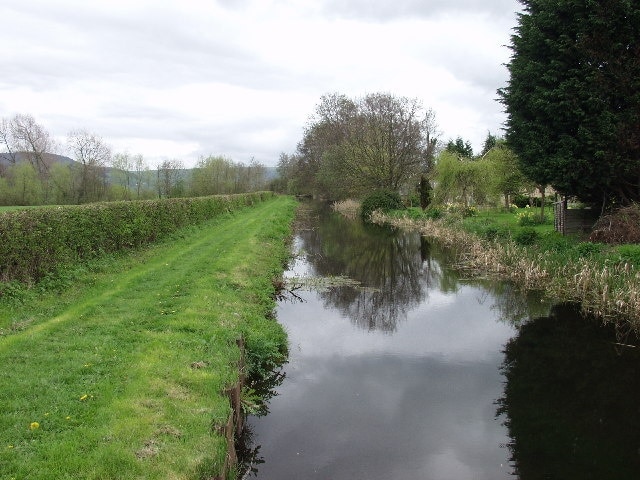 Splendid isolation. This section of the Montgomery Canal is cut off by two dropped bridges on the A483. There are plans to change the nearby road junction and incorporate re-development of the canal in the scheme.