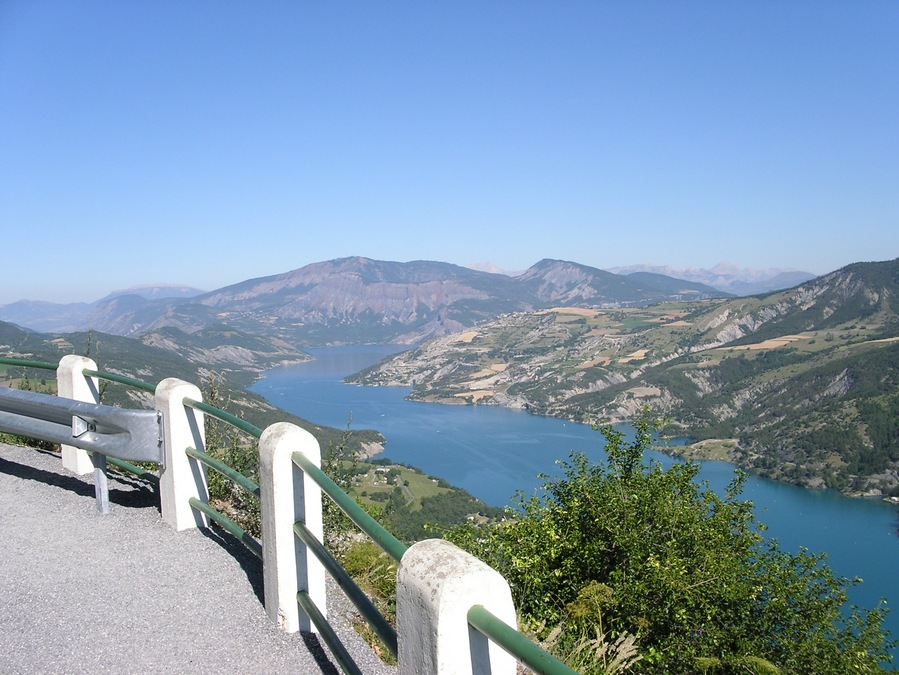 Beginn des Lac de la Serre-Ponçon
