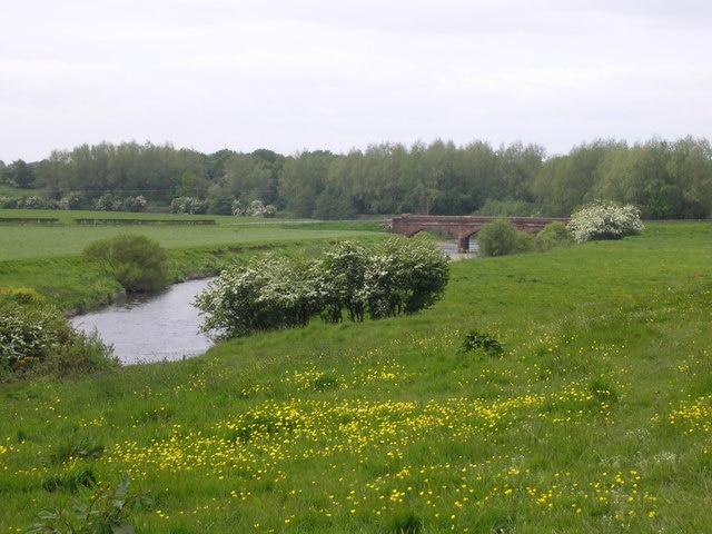 Holmsford Bridge. Holmsford Bridge which spans the river Irvine. This was taken looking West