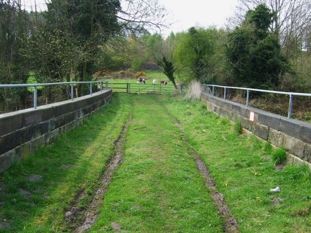 Strutts Bridge The farm access over Strutts Bridge.