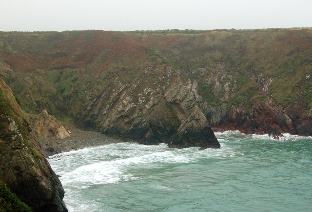 Caerfai Bay from the west