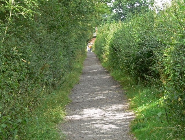 Footpath to King Richard's Well Close to the Bosworth Field Battlefield Site.