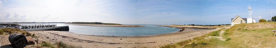Portbail Normandy France - panorama