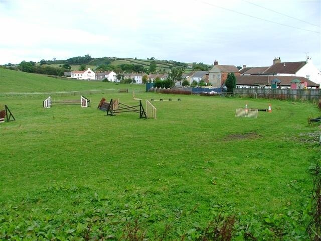 Ramshaw. South western aspect of the former colliery village of Ramshaw. The colliery operated between 1942 and 1959.