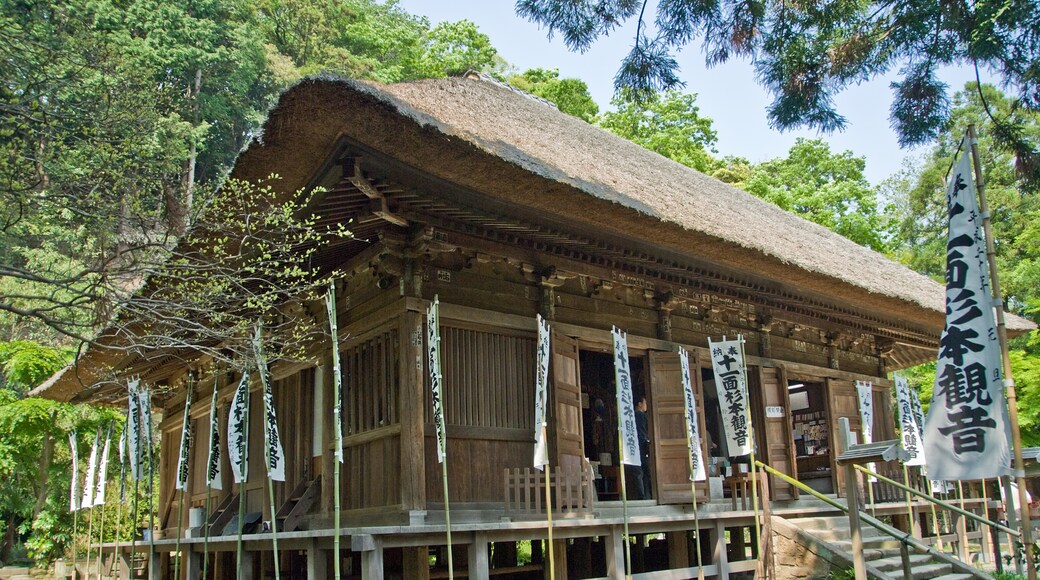 The Main Hall of Sugimoto-dera, the oldest temple in Kamakura.