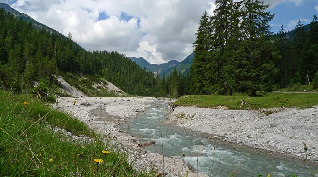 Foto "Weissenbach am Lech" de Ingo Ronner (CC BY) / Recortada do original